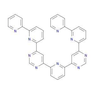 Pyrimidine, 4,4'-(2,6-pyridinediyl)bis[6-[2,2'-bipyridin]-6-yl-
