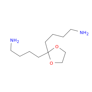 4,4'-(1,3-dioxolane-2,2-diyl)dibutan-1-amine