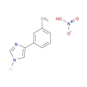 1H-Imidazole, 4-(3-methylphenyl)-, mononitrate