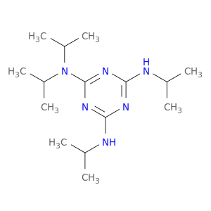 1,3,5-Triazine-2,4,6-triamine, N,N,N',N''-tetrakis(1-methylethyl)-