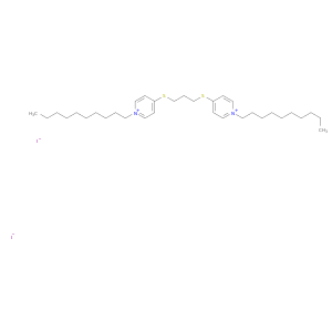 Pyridinium, 4,4'-[1,3-propanediylbis(thio)]bis[1-decyl-, diiodide