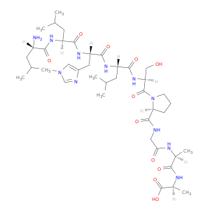 L-Alanine, L-leucyl-L-leucyl-L-histidyl-L-leucyl-L-seryl-L-prolylglycyl-L-alanyl-