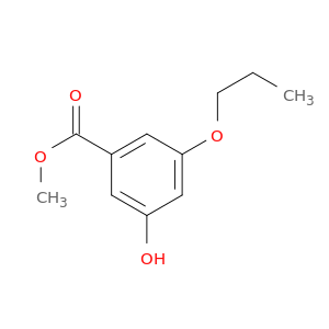 Benzoic acid, 3-hydroxy-5-propoxy-, methyl ester