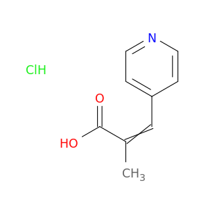 2-Methyl-3-(pyridin-4-yl)prop-2-enoic acid hydrochloride