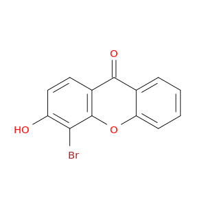 9H-Xanthen-9-one, 4-bromo-3-hydroxy-