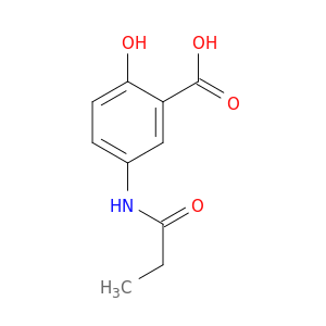 2-Hydroxy-5-propionamidobenzoic acid