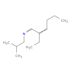 1-Propanamine, N-(2-ethyl-2-hexenylidene)-2-methyl-