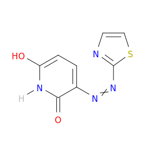 2(1H)-Pyridinone, 6-hydroxy-3-(2-thiazolylazo)-