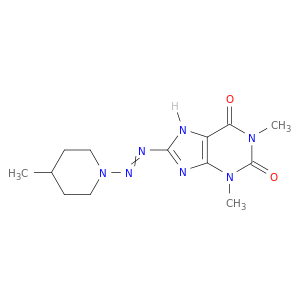 8-(4-METHYLPIPERIDIN-1-YLAZO)THEOPHYLLINE