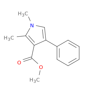 1H-Pyrrole-3-carboxylic acid, 1,2-dimethyl-4-phenyl-, methyl ester