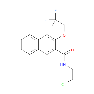 N-(2-CHLOROETHYL)-3-(2,2,2-TRIFLUOROETHOXY)NAPHTHALENE-2-CARBOXAMIDE