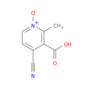 3-Pyridinecarboxylicacid, 4-cyano-2-methyl-, 1-oxide