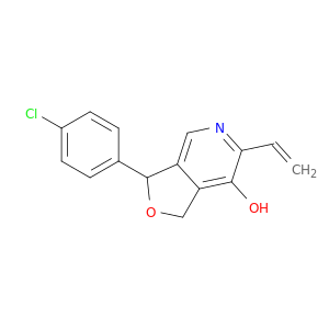 Furo[3,4-c]pyridin-7-ol, 3-(4-chlorophenyl)-6-ethenyl-1,3-dihydro-