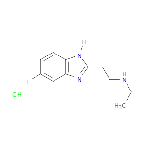 N-Ethyl-2-(5-fluoro-1H-benzo[d]imidazol-2-yl)ethanamine hydrochloride
