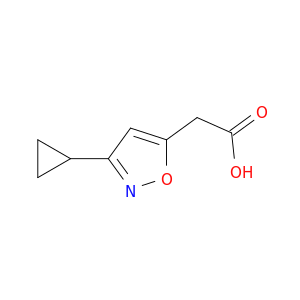 2-(3-Cyclopropyl-1,2-oxazol-5-yl)acetic acid