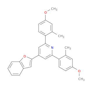 Pyridine, 4-(2-benzofuranyl)-2,6-bis(4-methoxy-2-methylphenyl)-