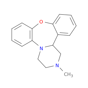 2-methyl-1,3,4,14b-tetrahydro-2h-dibenzo[b,f]pyrazino[1,2-d][1,4]oxazepine