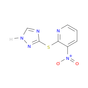 Pyridine, 3-nitro-2-(1H-1,2,4-triazol-3-ylthio)-