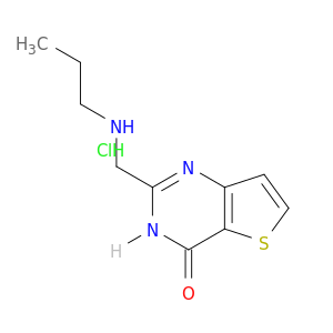 2-[(Propylamino)methyl]-3H,4H-thieno[3,2-d]pyrimidin-4-one Hydrochloride