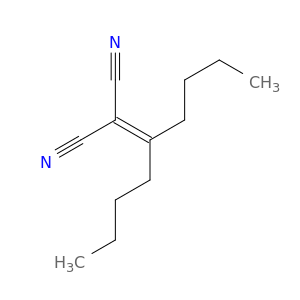 Propanedinitrile, (1-butylpentylidene)-