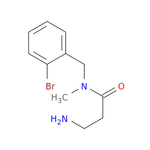 3-Amino-N-[(2-bromophenyl)methyl]-N-methylpropanamide