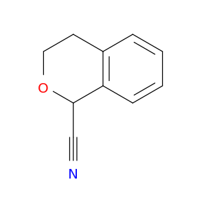 3,4-dihydro-1H-2-benzopyran-1-carbonitrile