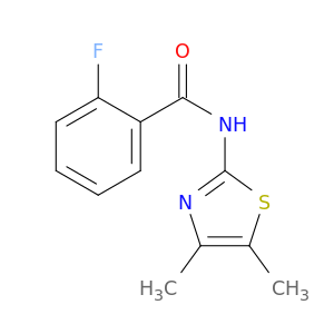 BENZAMIDE, N-(4,5-DIMETHYL-2-THIAZOLYL)-2-FLUORO-