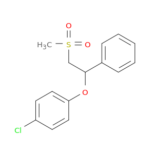 Benzene, 1-chloro-4-[2-(methylsulfonyl)-1-phenylethoxy]-