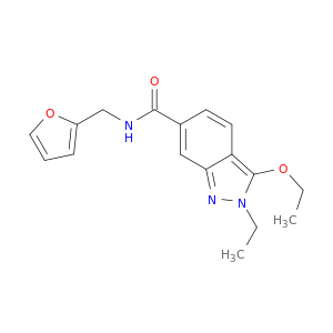 2H-Indazole-6-carboxamide, 3-ethoxy-2-ethyl-N-(2-furanylmethyl)-