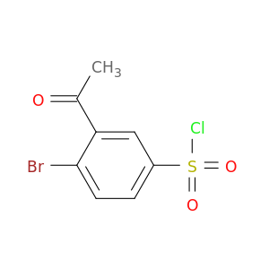 3-Acetyl-4-bromobenzene-1-sulfonyl Chloride