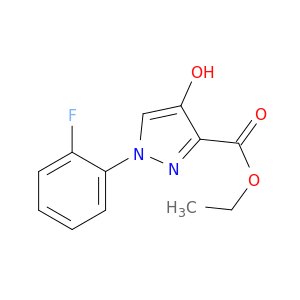 1H-Pyrazole-3-carboxylic acid, 1-(2-fluorophenyl)-4-hydroxy-, ethyl ester