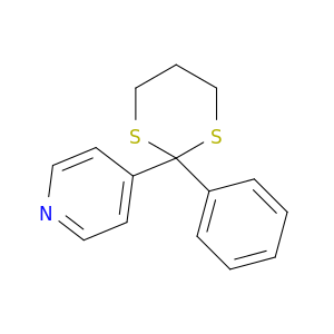 Pyridine, 4-(2-phenyl-1,3-dithian-2-yl)-