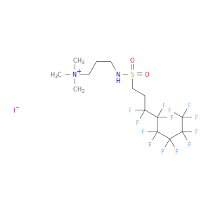 1-丙氨酸,N,N,N-三甲基-3-[[(3,3,4,4,5,5,6,6,6,7,8,8-三维氟辛基)磺酰]氨基]-,碘化物(1：1)