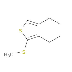 Benzo[c]thiophene, 4,5,6,7-tetrahydro-1-(methylthio)-