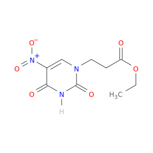 1(2H)-Pyrimidinepropanoicacid, 3,4-dihydro-5-nitro-2,4-dioxo-, ethyl ester