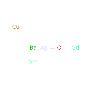 Barium copper gadolinium samarium silver oxide