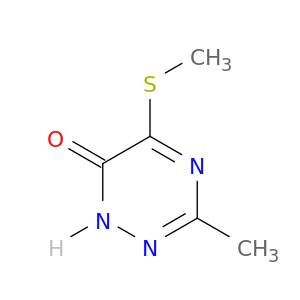 1,2,4-Triazin-6(1H)-one, 3-methyl-5-(methylthio)-