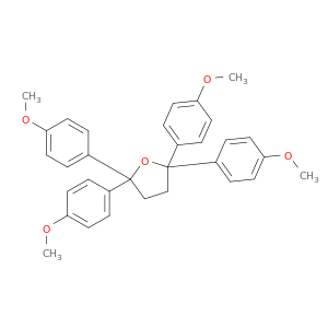 Furan, tetrahydro-2,2,5,5-tetrakis(4-methoxyphenyl)-