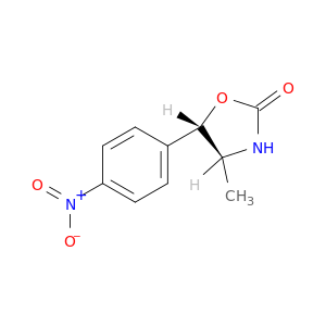 2-Oxazolidinone, 4-methyl-5-(4-nitrophenyl)-, trans-