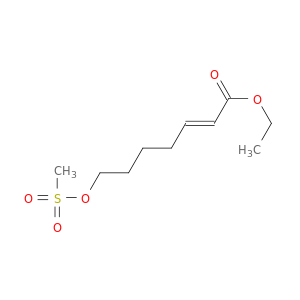 2-Heptenoic acid, 7-[(methylsulfonyl)oxy]-, ethyl ester, (E)-