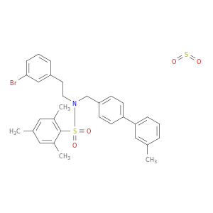N-[2-(3-溴苯基)乙基]-2,4,6-三甲基-N-[[3'-(甲基磺酰基)[1,1'-联苯]-4-基]甲基]苯磺酰胺
