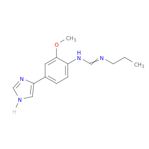 Methanimidamide, N-[4-(1H-imidazol-4-yl)-2-methoxyphenyl]-N'-propyl-