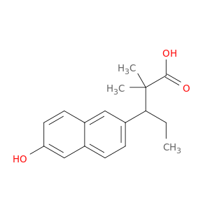 (+)-3-(6-hydroxy-2-naphthyl)-2,2-dimethylpentanoic acid
