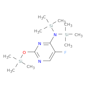 4-Pyrimidinamine, 5-fluoro-N,N-bis(trimethylsilyl)-2-[(trimethylsilyl)oxy]-