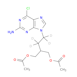 2-[2-(2-氨基-6-氯-9H-嘌呤-9-基)乙基-1,1,2,2-D<SUB>4</SUB>]-1,3-丙二醇二乙酸酯