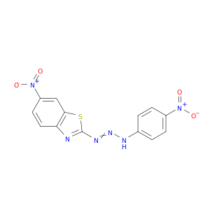 Benzothiazole, 6-nitro-2-[3-(4-nitrophenyl)-1-triazenyl]-
