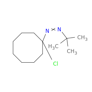 Diazene, (1-chlorocyclooctyl)(1,1-dimethylethyl)-