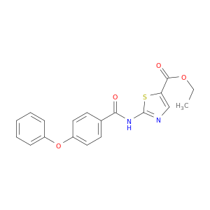 5-Thiazolecarboxylic acid, 2-[(4-phenoxybenzoyl)amino]-, ethyl ester