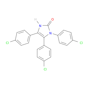 2H-Imidazol-2-one, 1,4,5-tris(4-chlorophenyl)-1,3-dihydro-