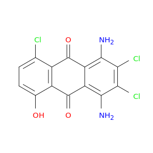 1,4-二氨基-2,3,5-三氯-8-羟基-9,10-蒽酮